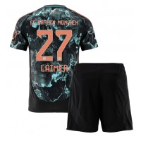 Echipament fotbal Bayern Munich Konrad Laimer #27 Tricou Deplasare 2024-25 pentru copii maneca scurta (+ Pantaloni scurti)